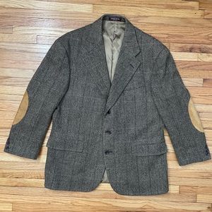 Vintage Wool Blazer with Elbow Pads